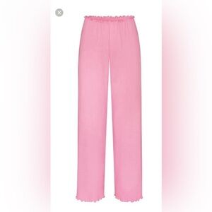 SKIMS Pointelle Logo Pant Bubble Gum